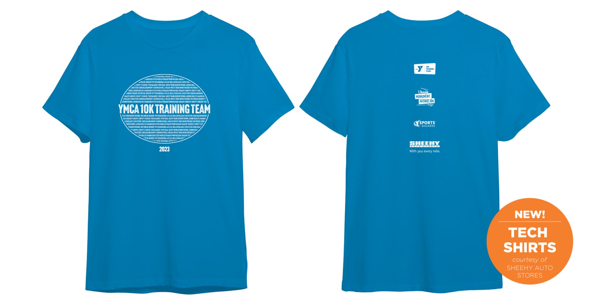 YMCA 10k Training Team Sports Backers