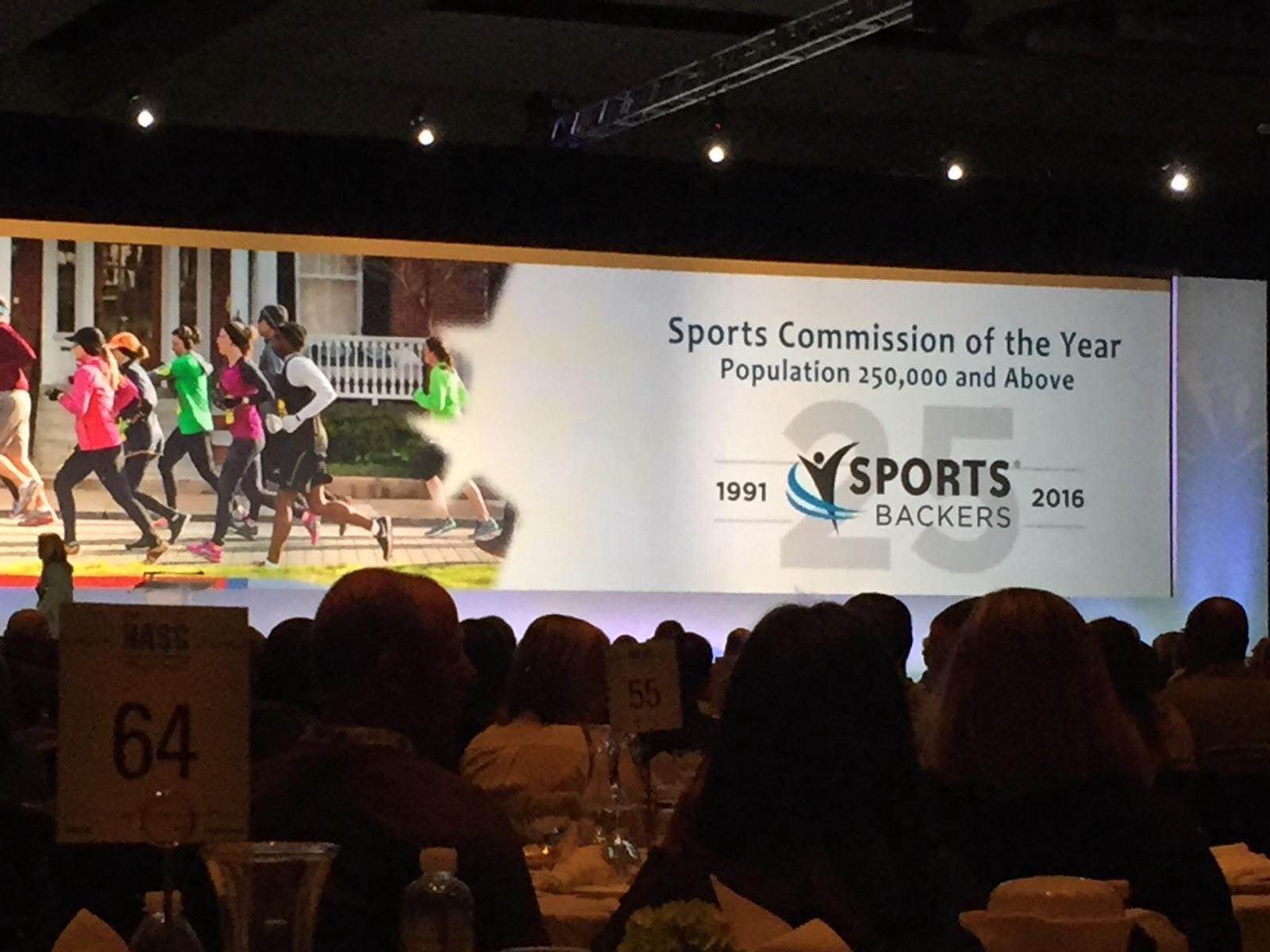 Sports Backers Named Best Sports Commission in the Country Sports Backers