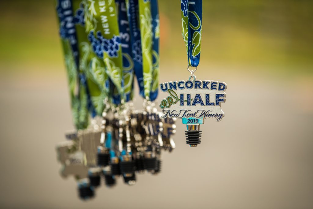 Uncorked Half & 5k Medal 2019