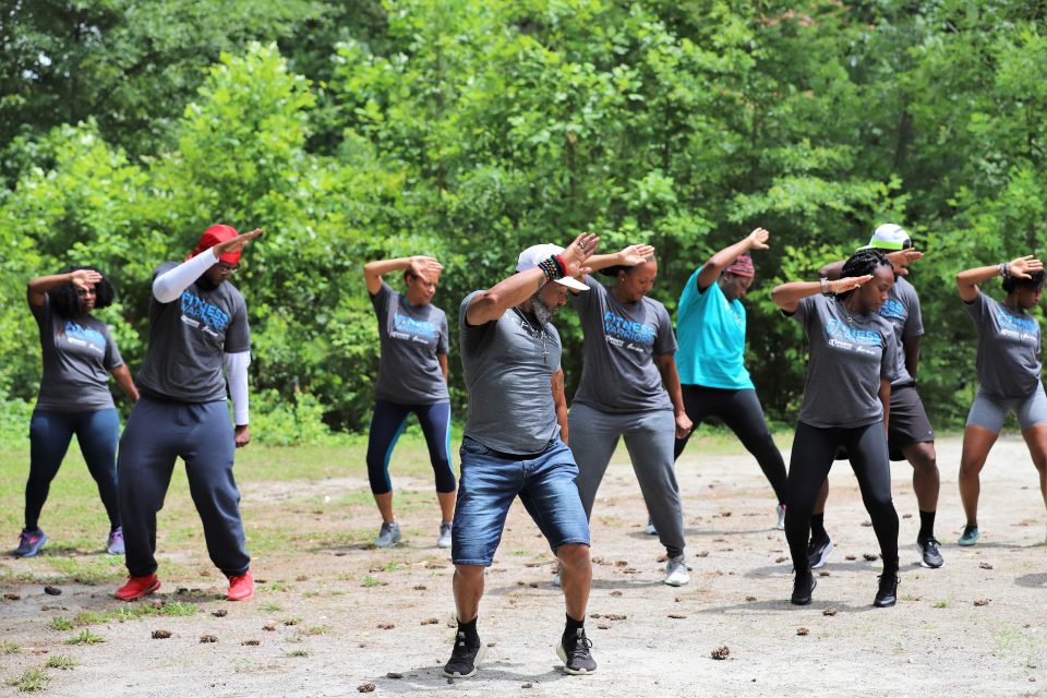a Fitness Warrior Instructor Sports Backers