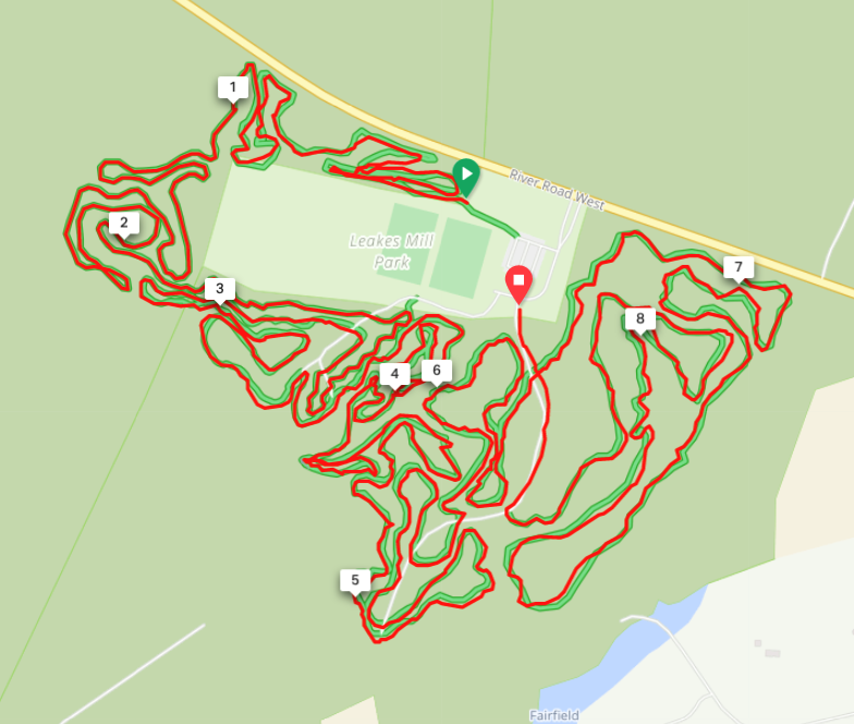 Leakes mill park mountain bike trails 2025
