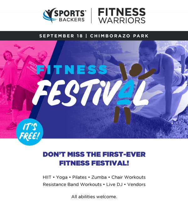 FirstEver 'Sports Backers Fitness Festival' Announced for Sept. 18 in Richmond's Chimborazo