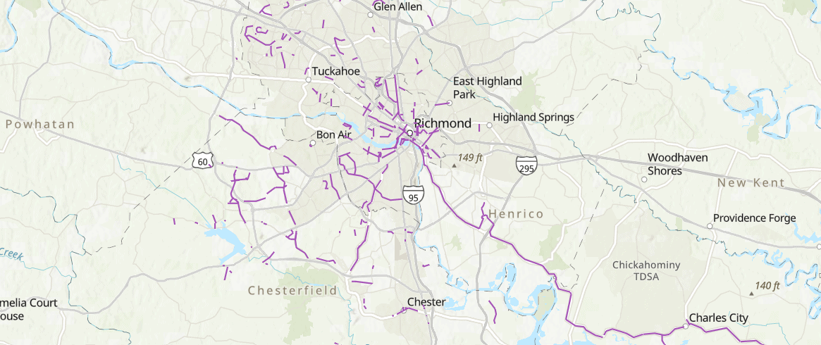 Plan Rva Map Bike and Pedestrian Safety Resources - Sports Backers