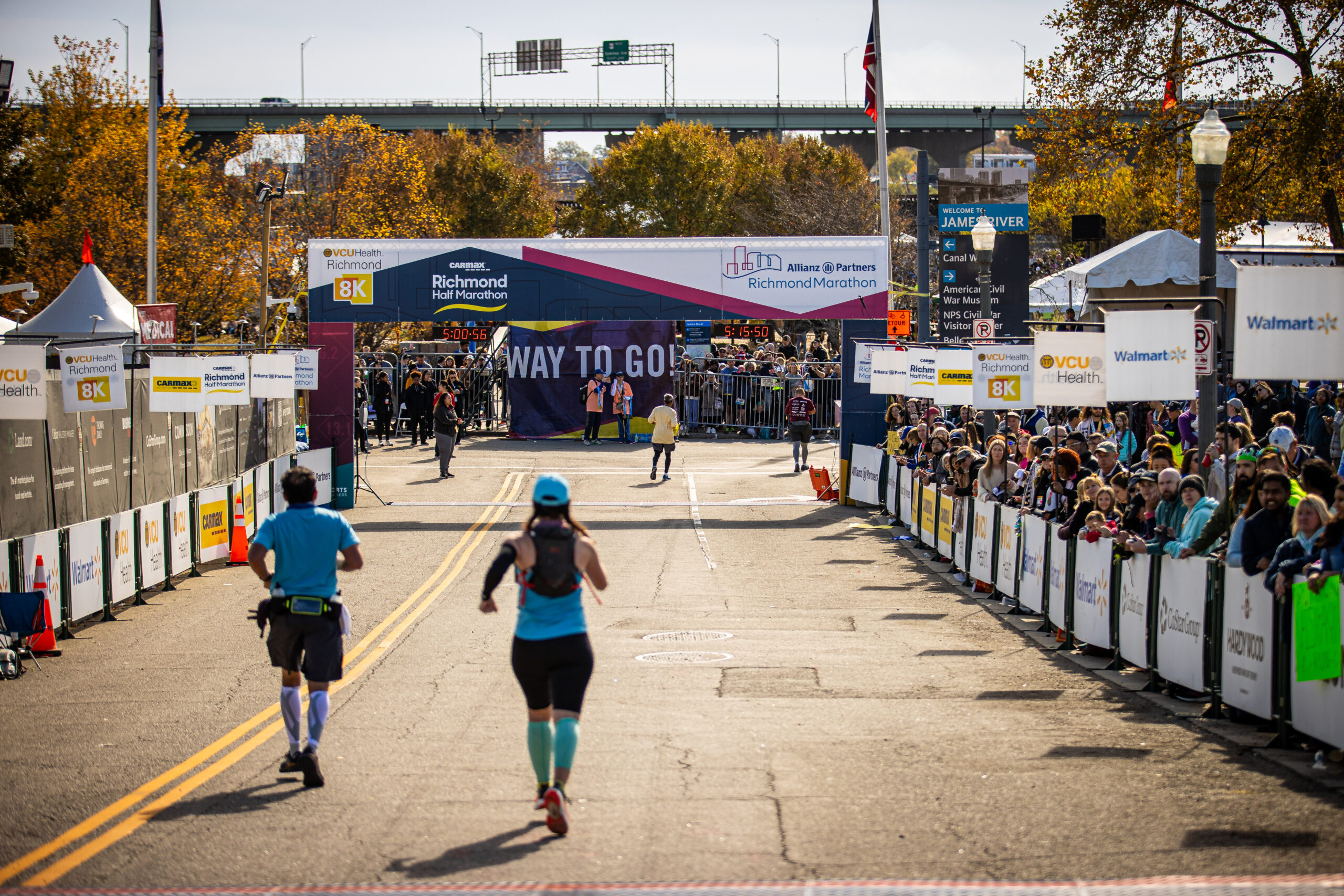 Allianz Richmond Marathon Finish Line