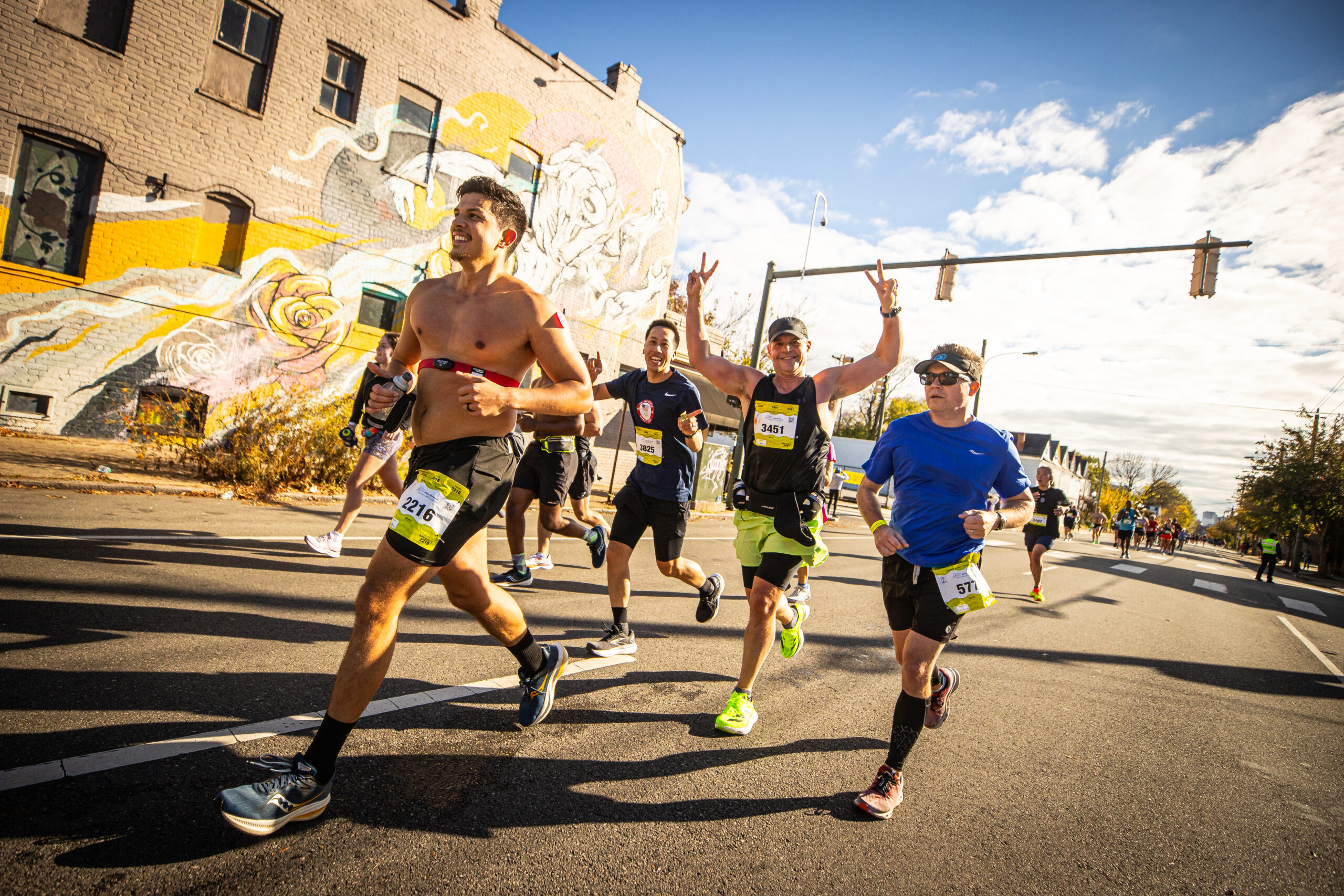 Runners participant in the 2024 Allianz Richmond Marathon