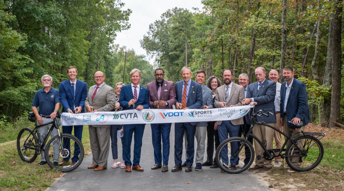 Hanover opens first regional segment of fall line trail