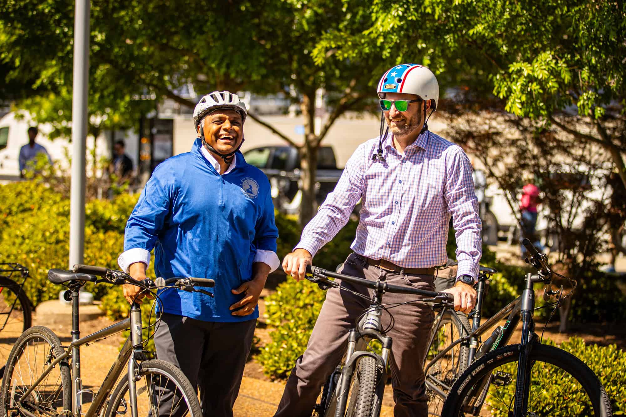 First Gentleman Adam Spanberger, Mayor Danny Avula, and State and Local Leaders Kick Off Bike Month