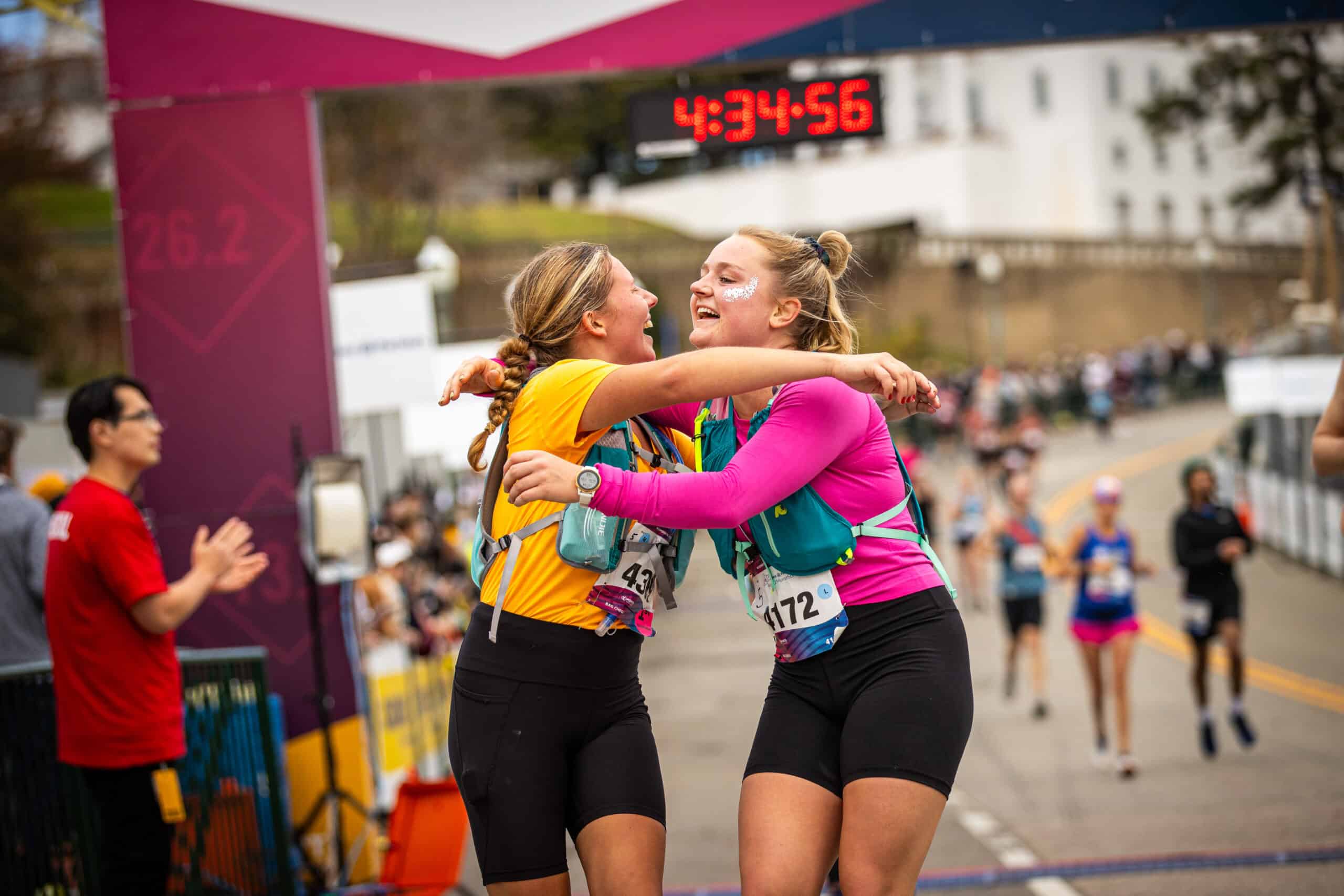 Richmond Marathon Finish Line Celebration